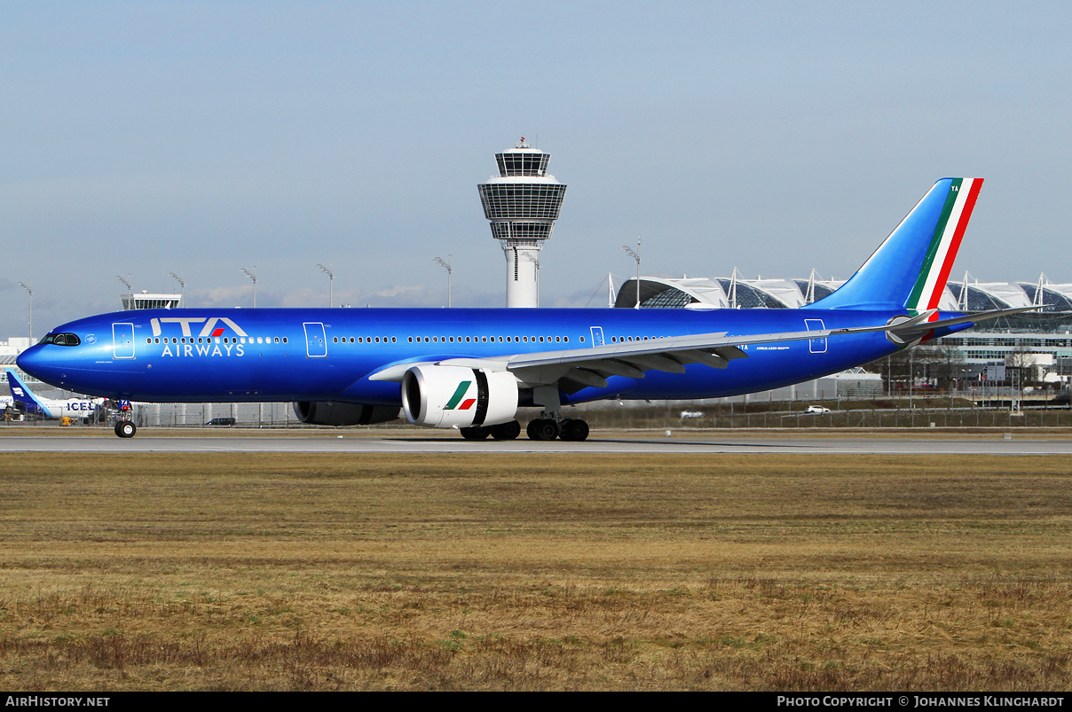 Aircraft Photo of EI-TYA | Airbus A330-941N | ITA Airways | AirHistory.net #762905