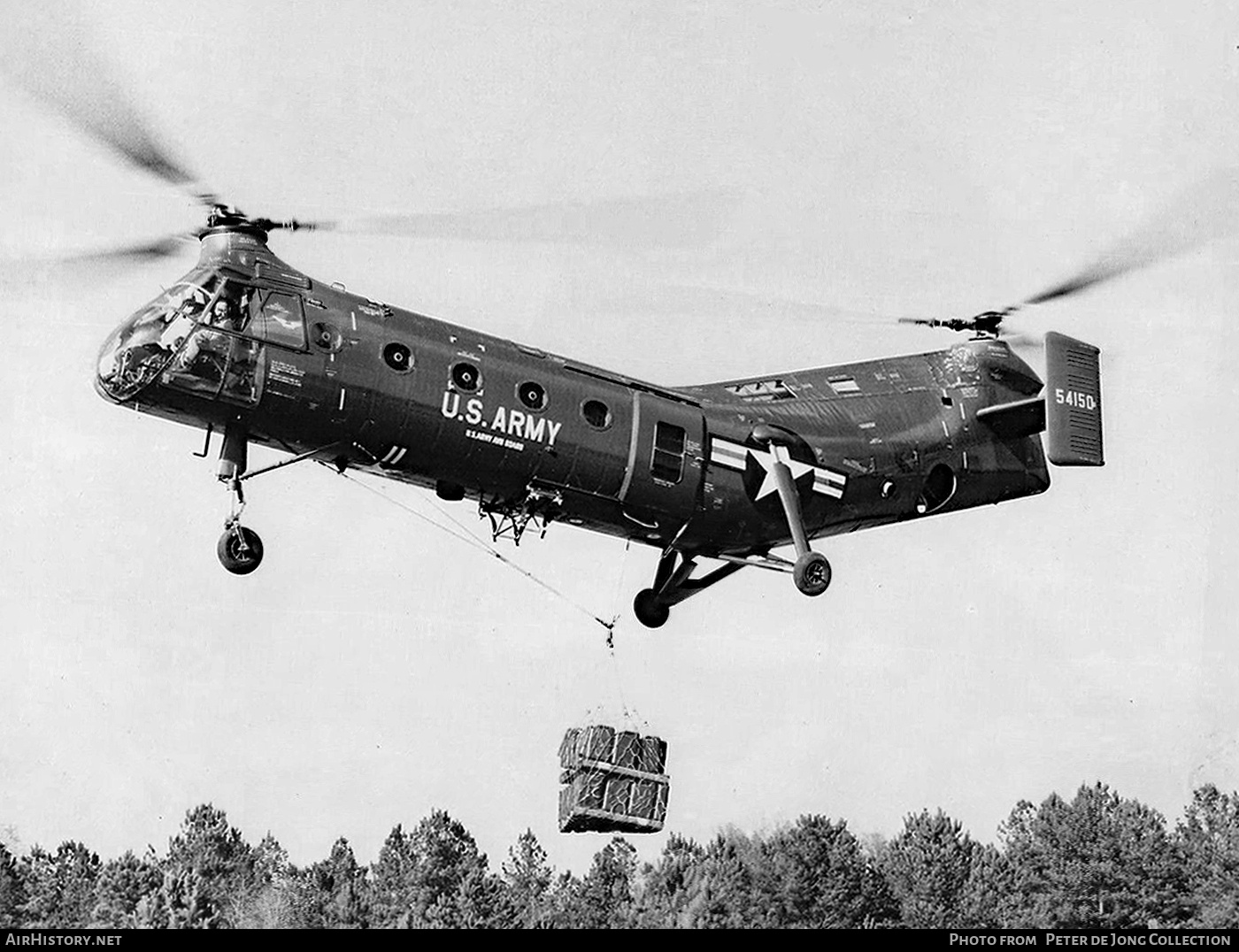 Aircraft Photo of 55-4150 / 54150 | Vertol H-21C Shawnee | USA - Army | AirHistory.net #762925