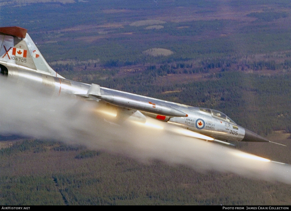 Aircraft Photo of 104705 | Canadair CF-104 Starfighter | Canada - Air Force | AirHistory.net #762947