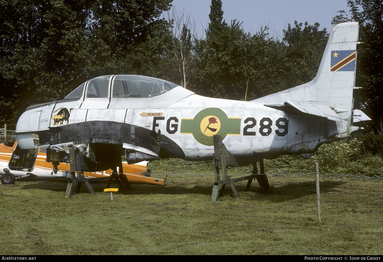 Aircraft Photo of FG-289 | North American T-28C Trojan | Zaire - Air Force | AirHistory.net #762969