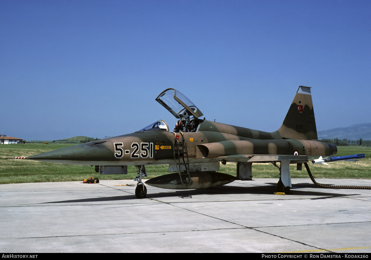 Aircraft Photo of 21251 / FMS 67-21251 | Northrop F-5A Freedom Fighter | Turkey - Air Force | AirHistory.net #762970
