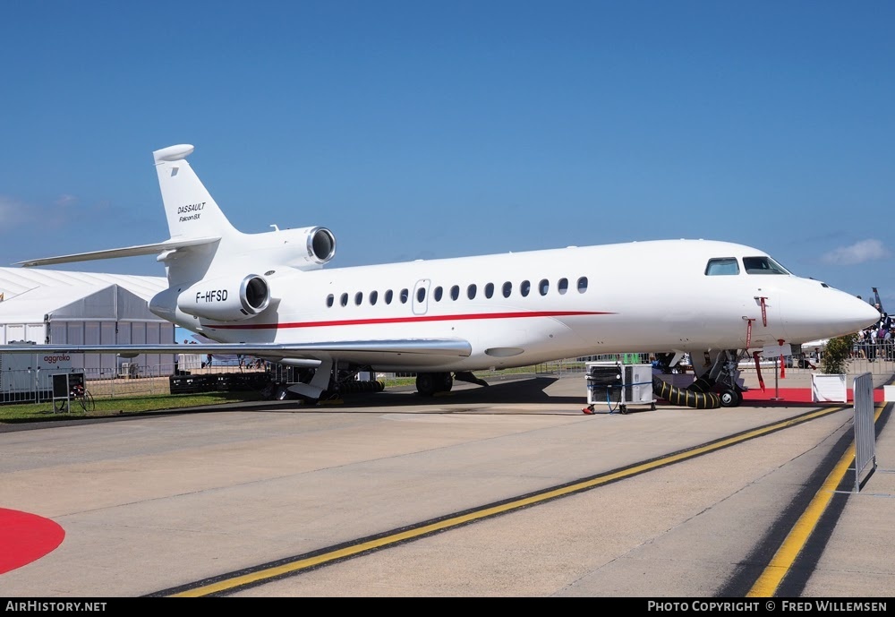 Aircraft Photo of F-HFSD | Dassault Falcon 8X | Dassault | AirHistory.net #763026