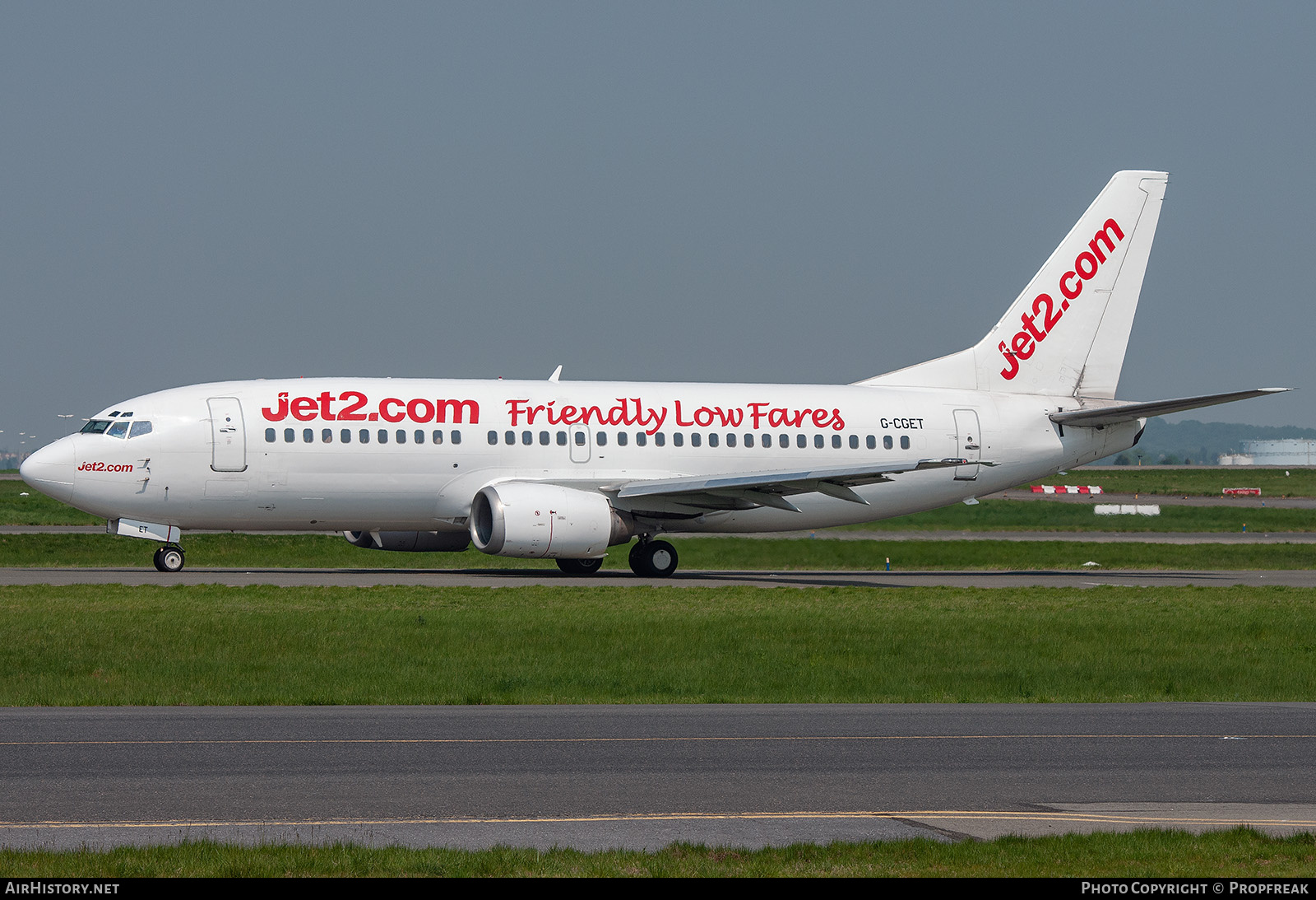 Aircraft Photo of G-CGET | Boeing 737-33A | Jet2 | AirHistory.net #763054