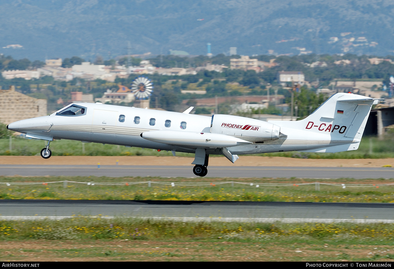 Aircraft Photo of D-CAPO | Gates Learjet 35A | Phoenix Air | AirHistory.net #763060