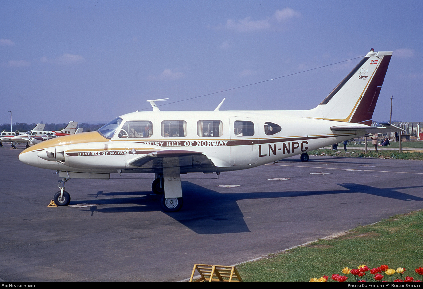 Aircraft Photo of LN-NPG | Piper PA-31-310 Navajo | Busy Bee of Norway | AirHistory.net #763063