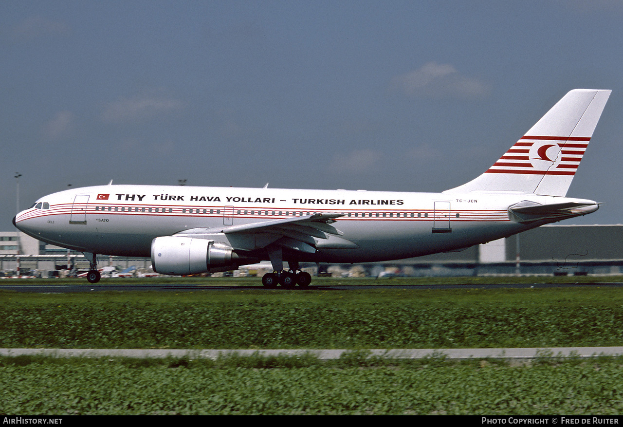 Aircraft Photo of TC-JCN | Airbus A310-203 | THY Türk Hava Yolları - Turkish Airlines | AirHistory.net #763091