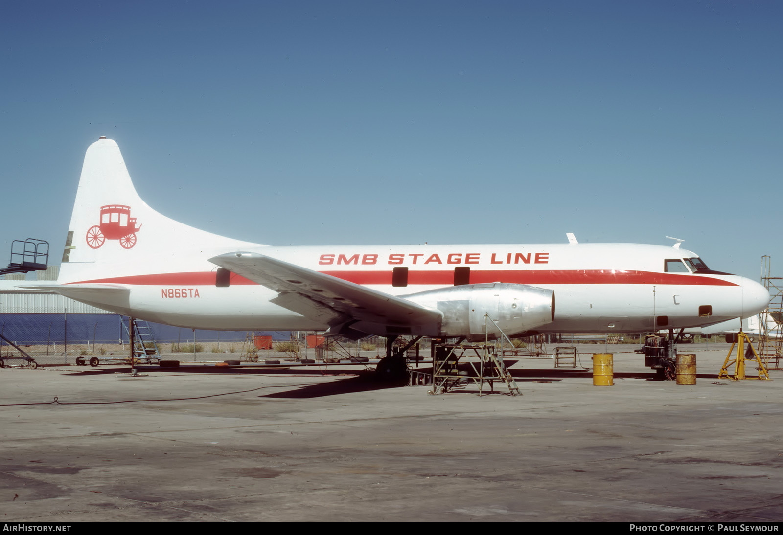 Aircraft Photo of N866TA | Convair 640/F | SMB Stage Line | AirHistory.net #763120