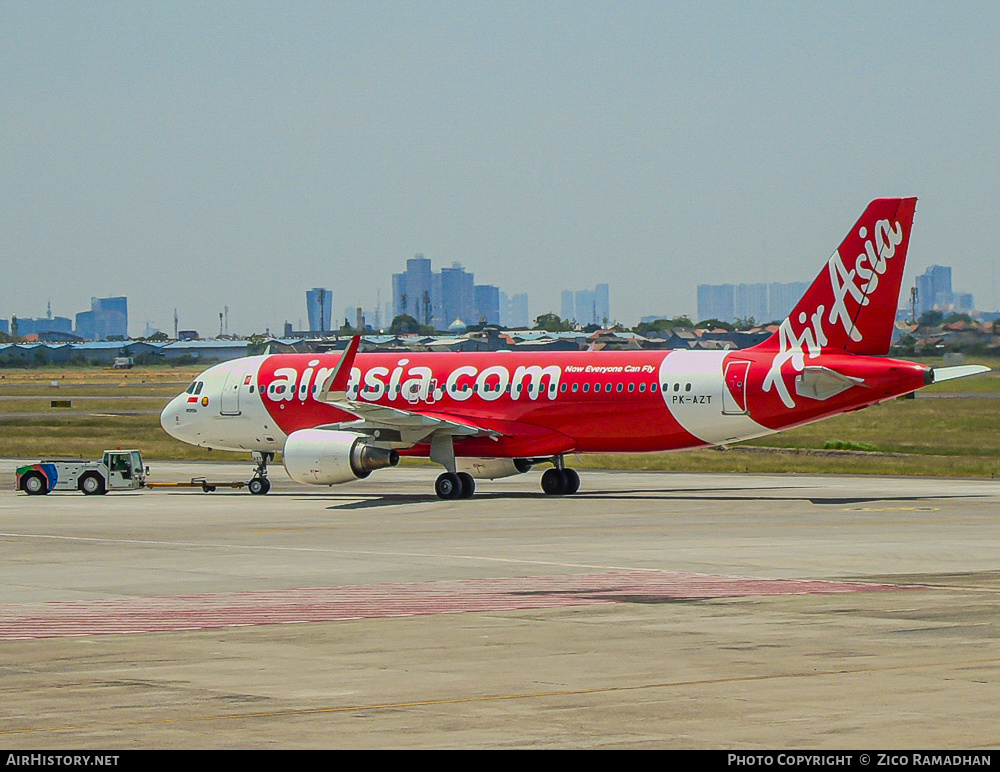 Aircraft Photo of PK-AZT | Airbus A320-216 | AirAsia | AirHistory.net #763125