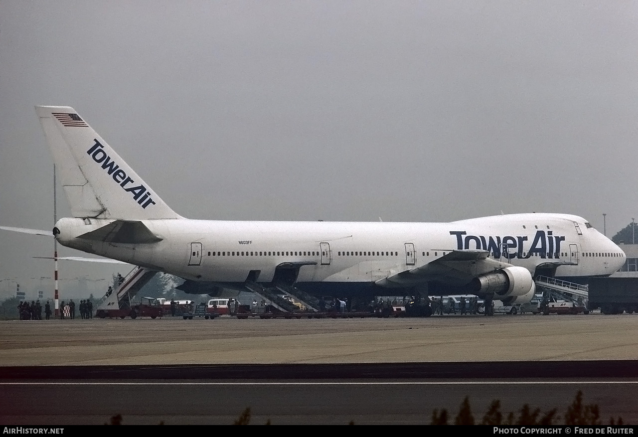 Aircraft Photo of N603FF | Boeing 747-130 | Tower Air | AirHistory.net #763126