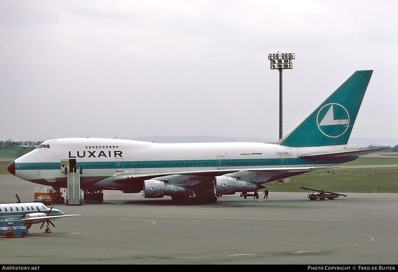Aircraft Photo of LX-LGX | Boeing 747SP-44 | Luxair | AirHistory.net #763129