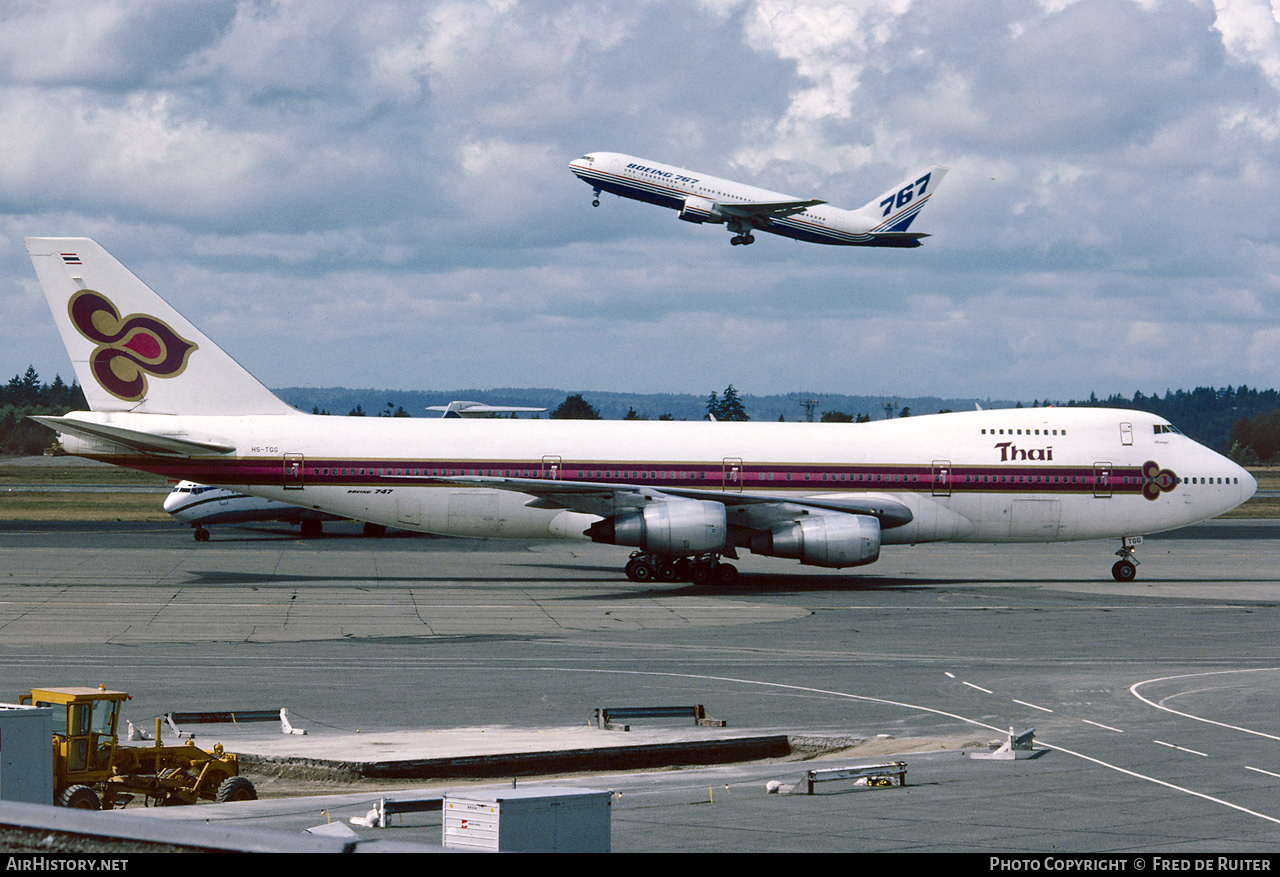 Aircraft Photo of HS-TGG | Boeing 747-2D7B | Thai Airways International | AirHistory.net #763136
