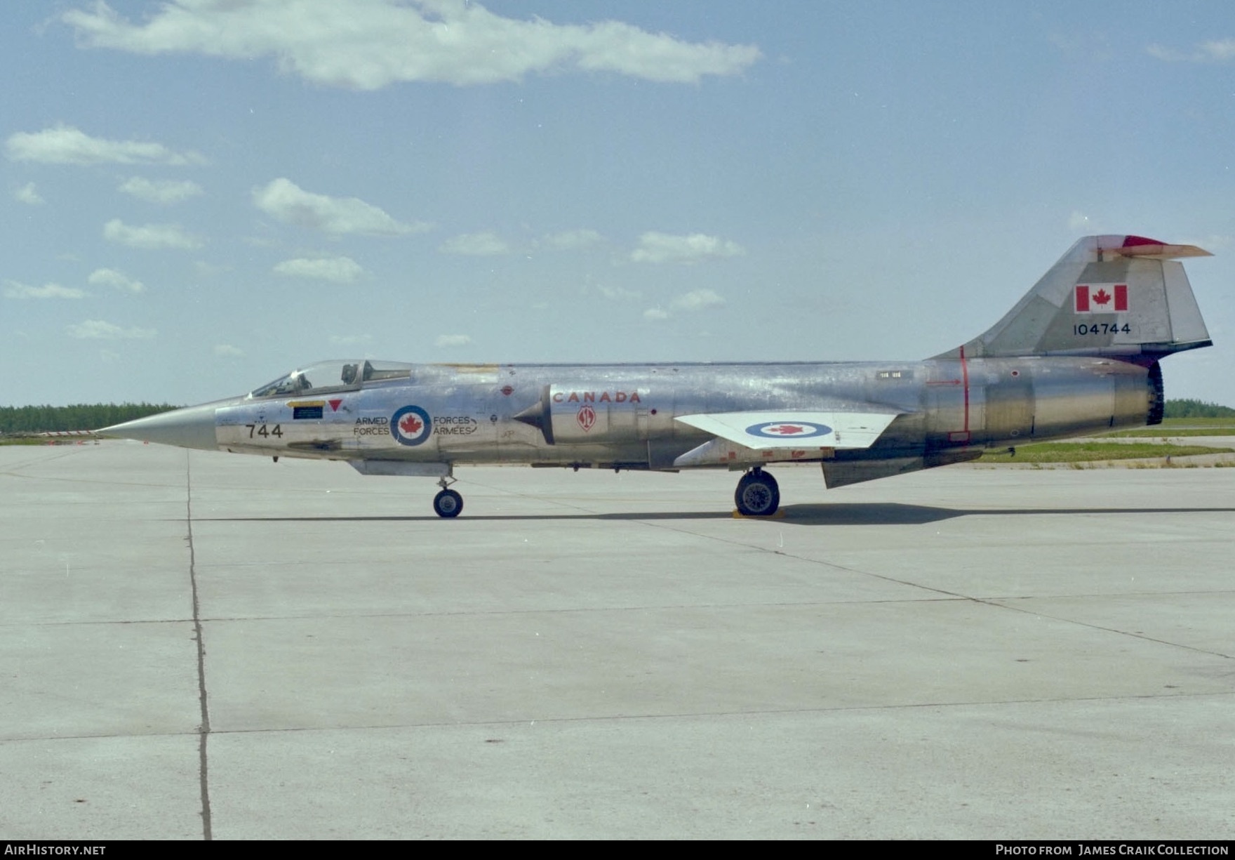 Aircraft Photo of 104744 | Canadair CF-104 Starfighter | Canada - Air Force | AirHistory.net #763141