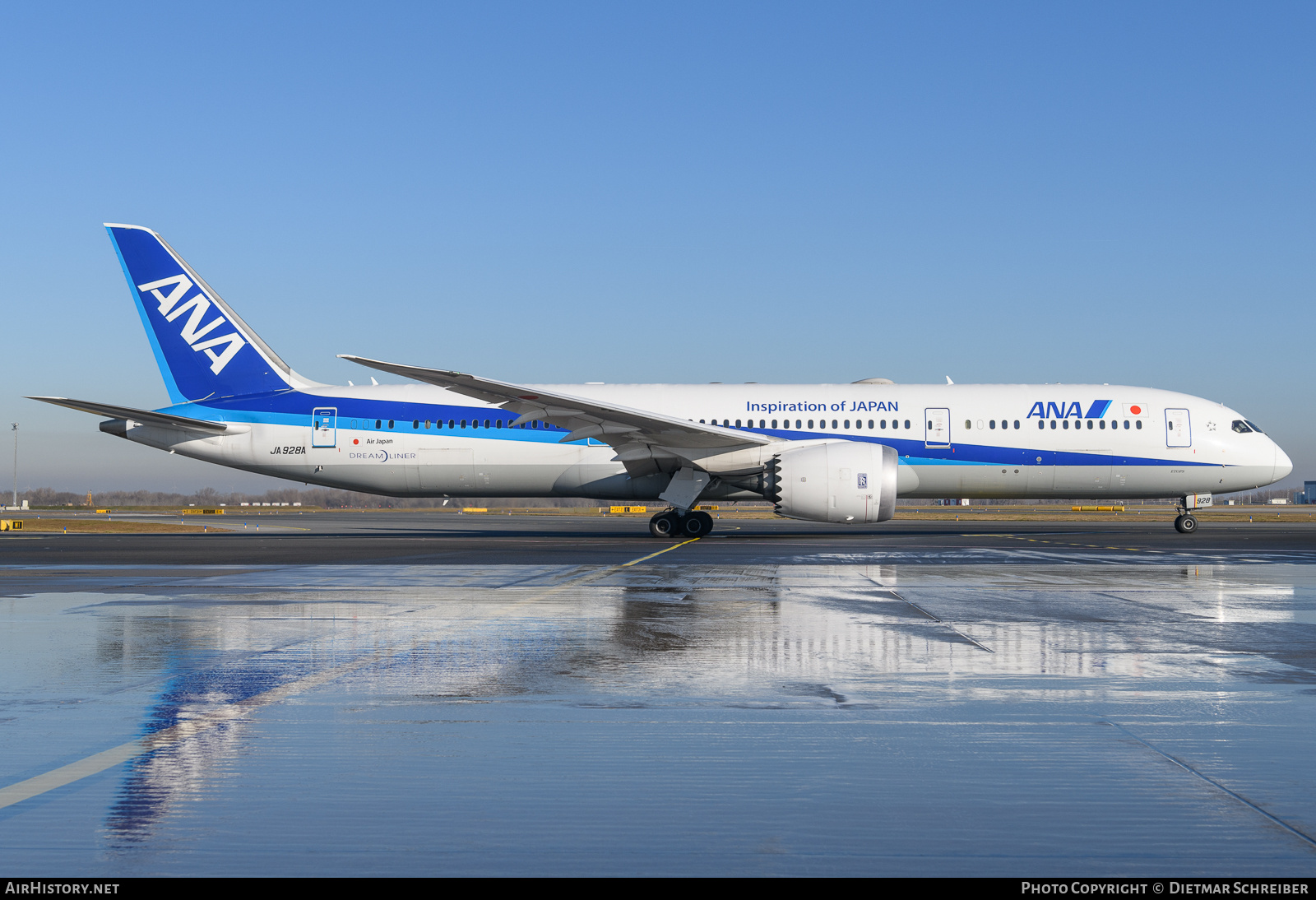 Aircraft Photo of JA928A | Boeing 787-9 Dreamliner | All Nippon Airways - ANA | AirHistory.net #763176