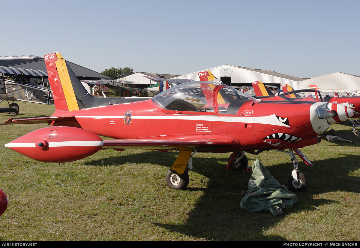 Aircraft Photo of ST-03 | SIAI-Marchetti SF-260M+ | Belgium - Air Force | AirHistory.net #763193