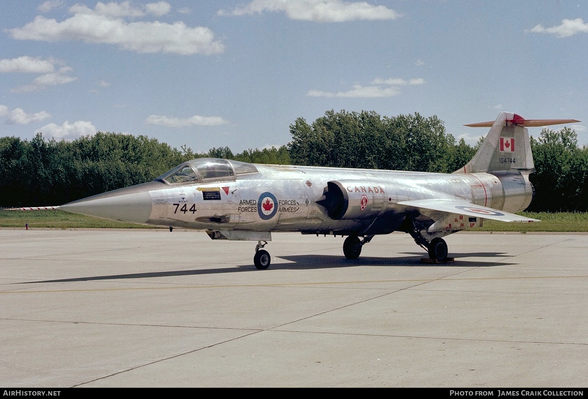 Aircraft Photo of 104744 | Canadair CF-104 Starfighter | Canada - Air Force | AirHistory.net #763198