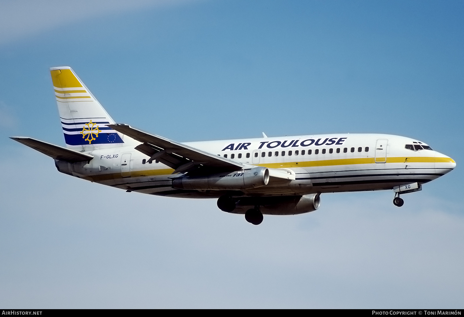 Aircraft Photo of F-GLXG | Boeing 737-2M8/Adv | Air Toulouse | AirHistory.net #763201