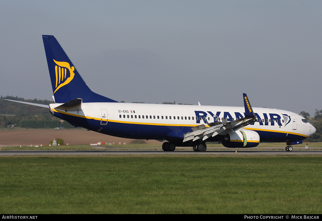 Aircraft Photo of EI-EKG | Boeing 737-8AS | Ryanair | AirHistory.net #763209