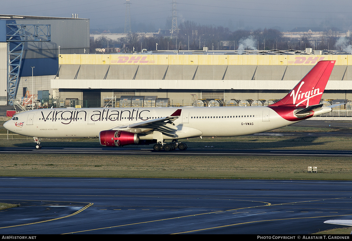 Aircraft Photo of G-VWAG | Airbus A330-343 | Virgin Atlantic Airways | AirHistory.net #763223