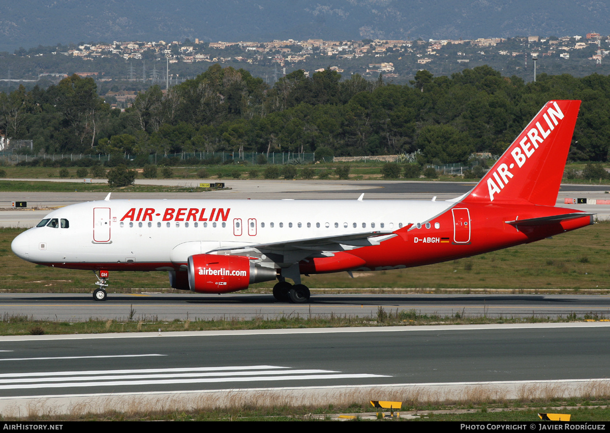 Aircraft Photo of D-ABGH | Airbus A319-112 | Air Berlin | AirHistory.net #763230