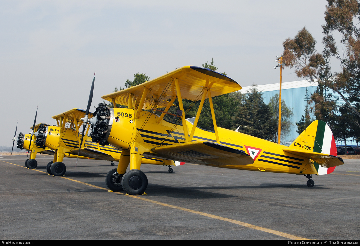 Aircraft Photo of EPS6098 | Boeing PT-17 Kaydet (A75N1) | Mexico - Air Force | AirHistory.net #763238