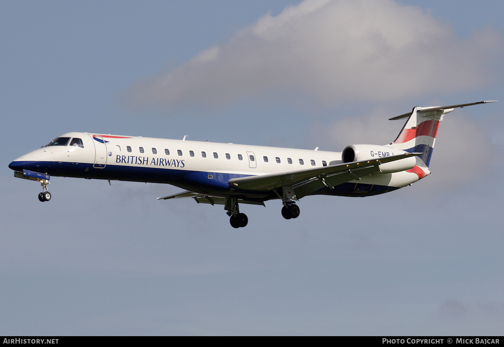 Aircraft Photo of G-EMBJ | Embraer ERJ-145EU (EMB-145EU) | British Airways | AirHistory.net #763241
