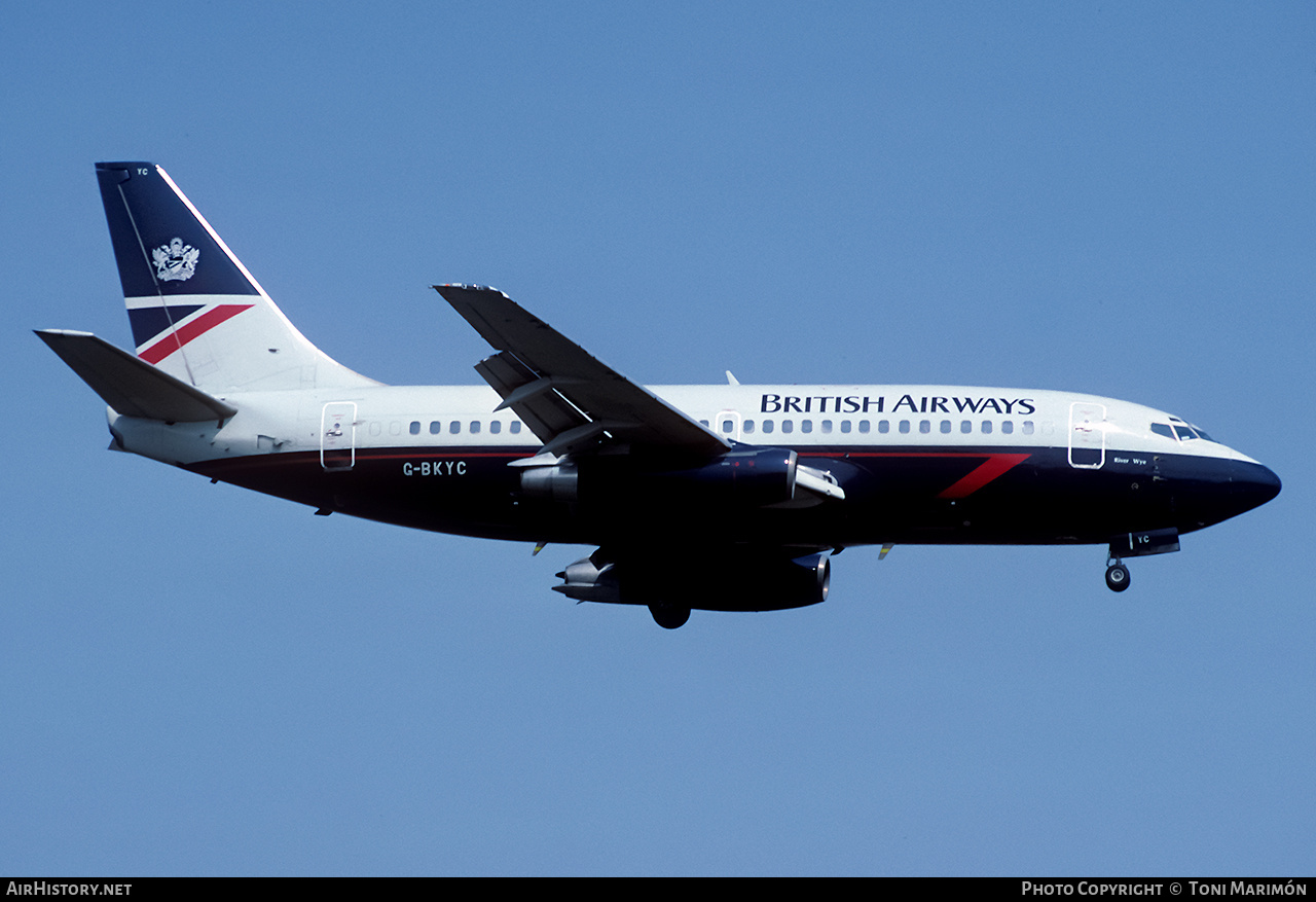 Aircraft Photo of G-BKYC | Boeing 737-236/Adv | British Airways | AirHistory.net #763243