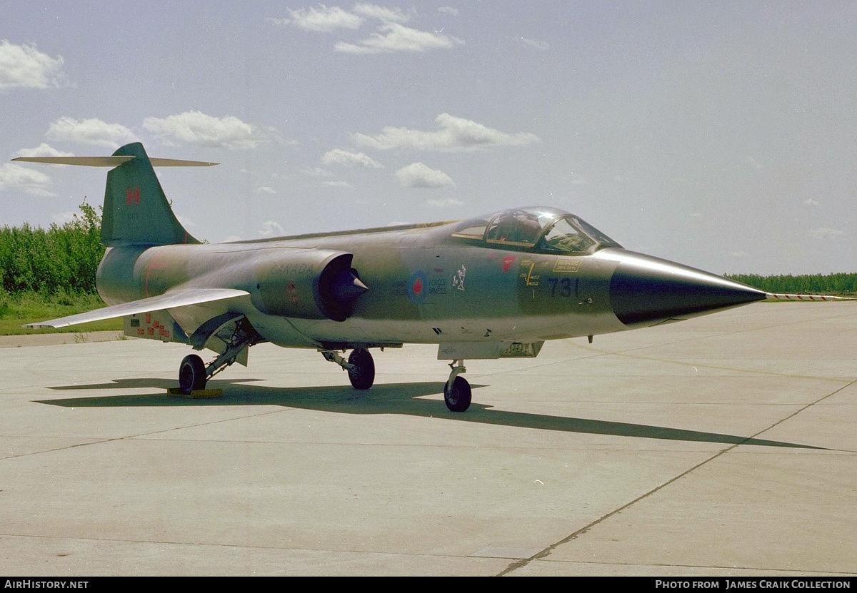 Aircraft Photo of 104731 | Canadair CF-104 Starfighter | Canada - Air Force | AirHistory.net #763264