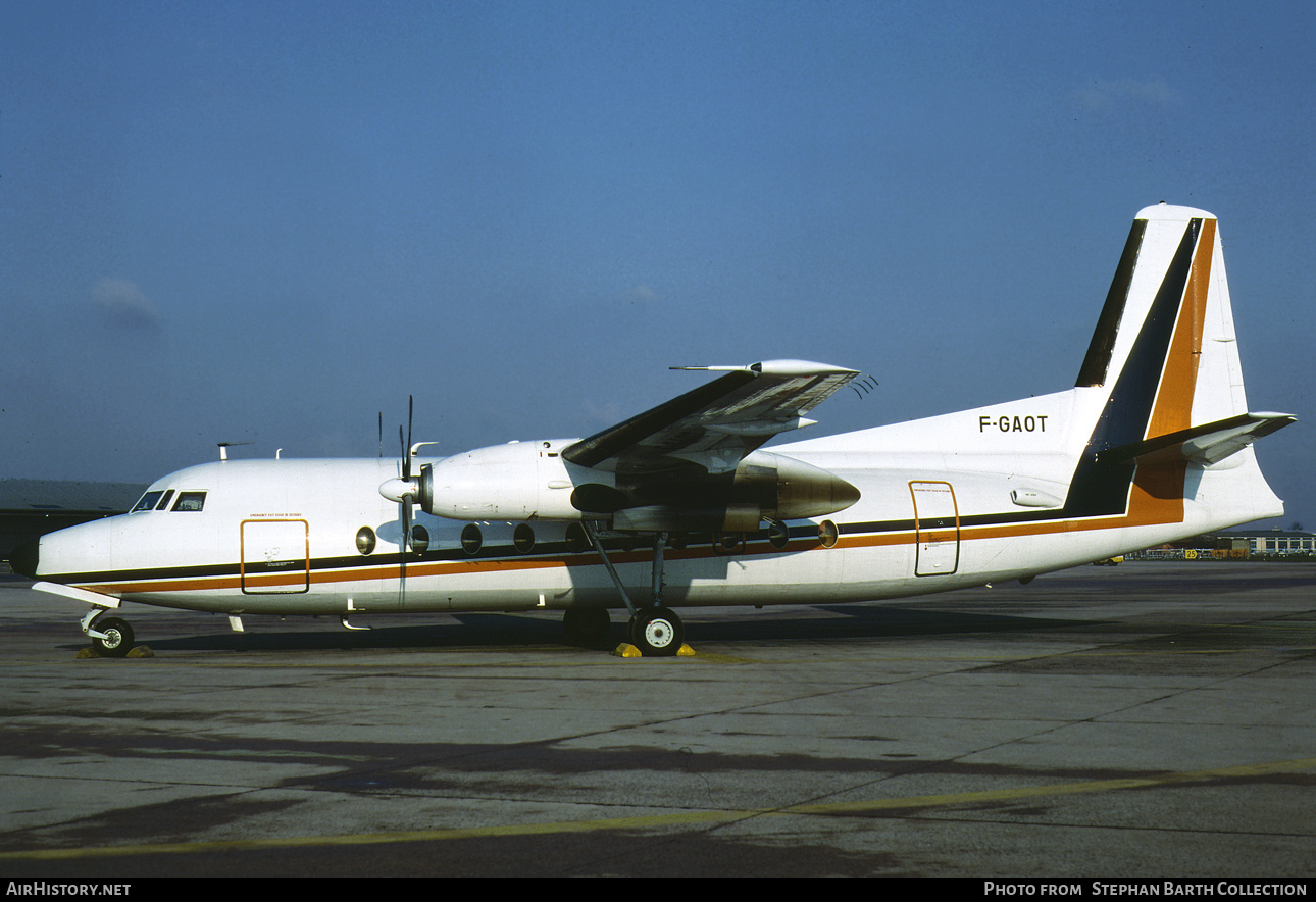 Aircraft Photo of F-GAOT | Fokker F27-100 Friendship | AirHistory.net #763270