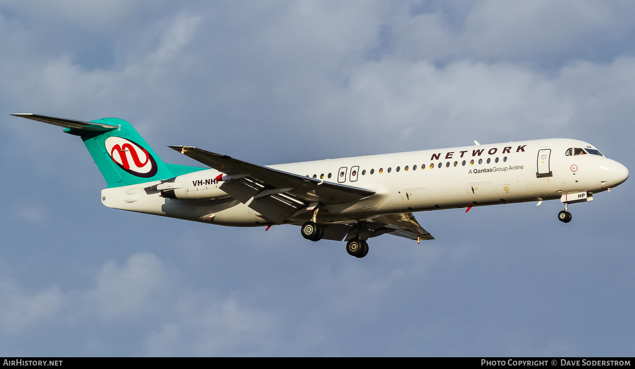 Aircraft Photo of VH-NHP | Fokker 100 (F28-0100) | Network Aviation | AirHistory.net #763274