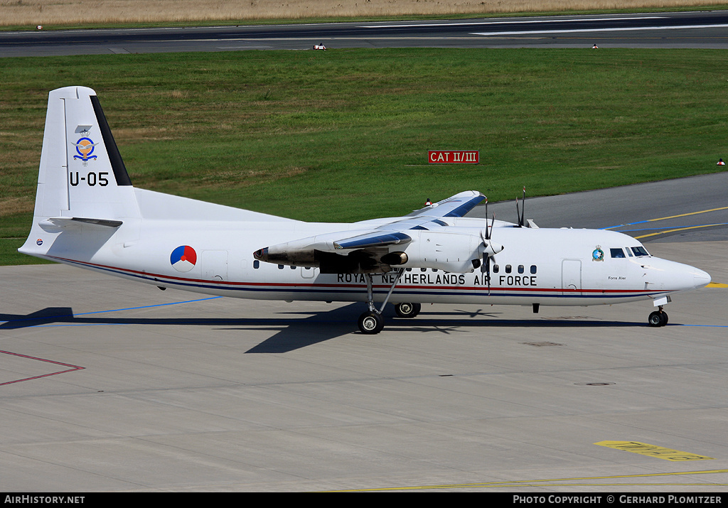 Aircraft Photo of U-05 | Fokker 50 | Netherlands - Air Force | AirHistory.net #763281
