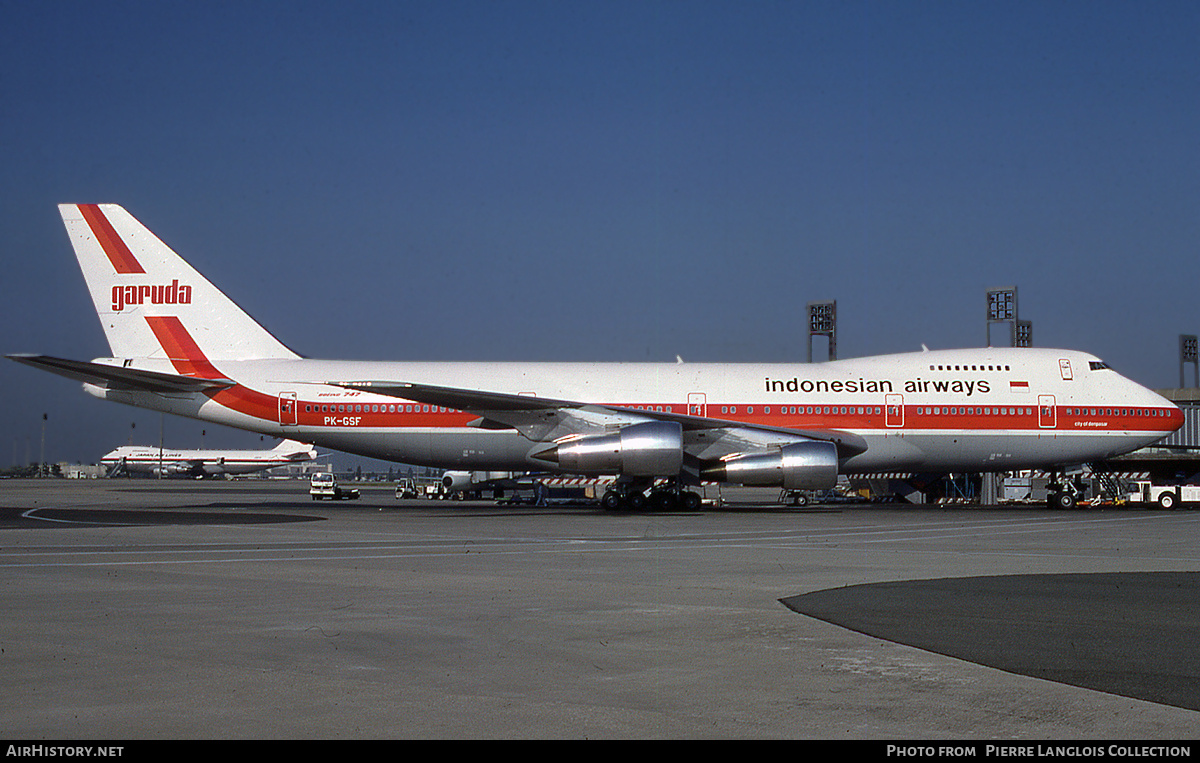 Aircraft Photo of PK-GSF | Boeing 747-2U3B | Garuda Indonesian Airways | AirHistory.net #763297