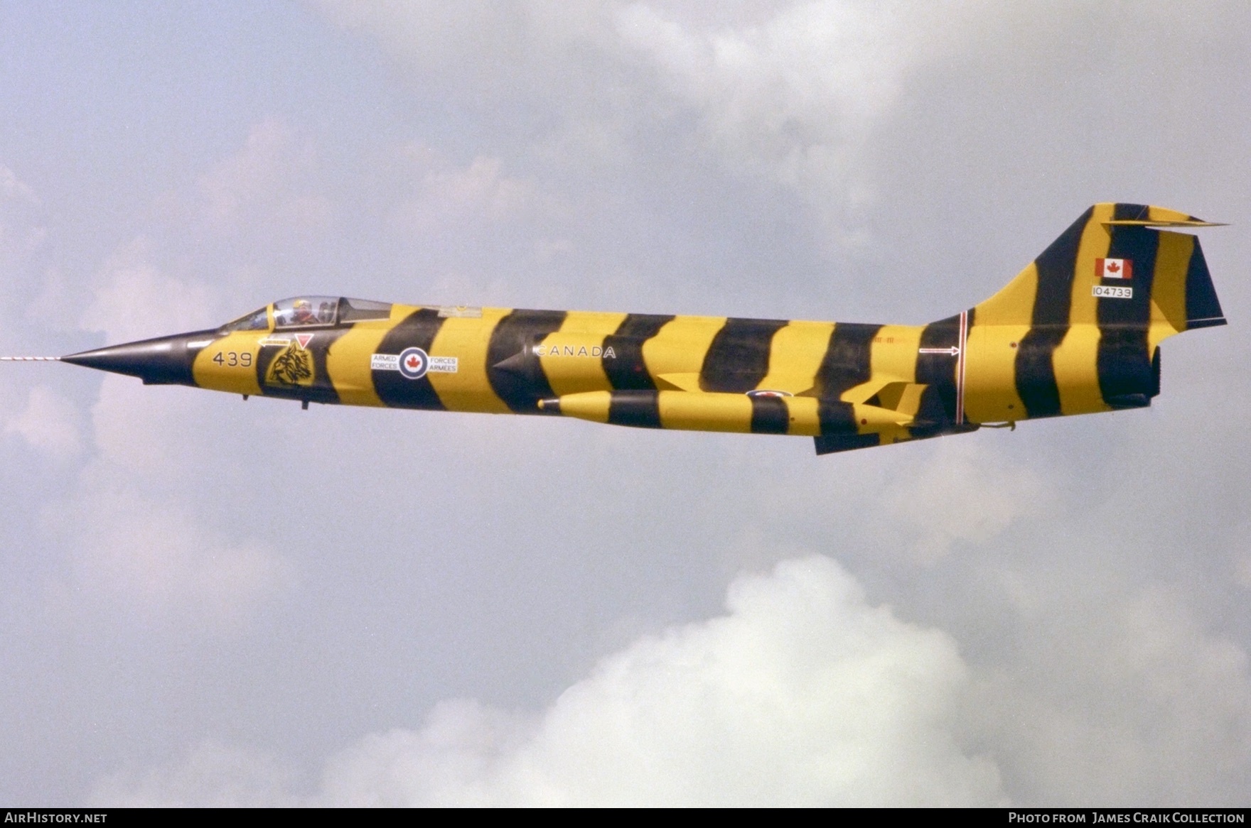 Aircraft Photo of 104739 | Canadair CF-104 Starfighter | Canada - Air Force | AirHistory.net #763304