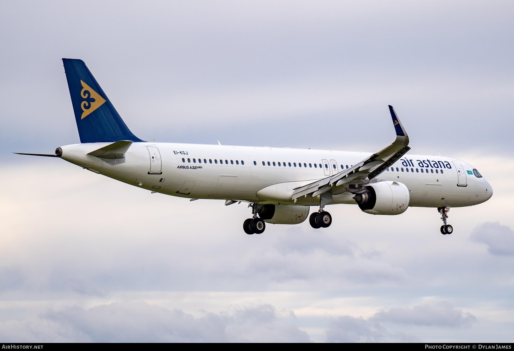 Aircraft Photo of EI-KGJ | Airbus A321-271NX | Air Astana | AirHistory.net #763305