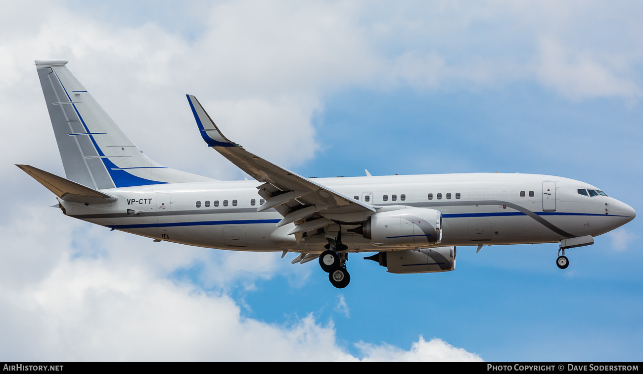 Aircraft Photo of VP-CTT | Boeing 737-7ZH BBJ | AirHistory.net #763311