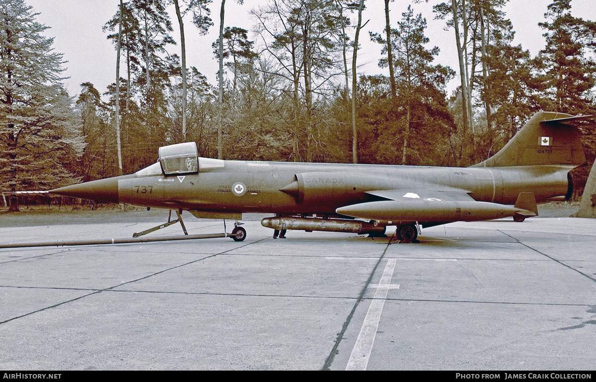 Aircraft Photo of 104737 | Canadair CF-104 Starfighter | Canada - Air Force | AirHistory.net #763316