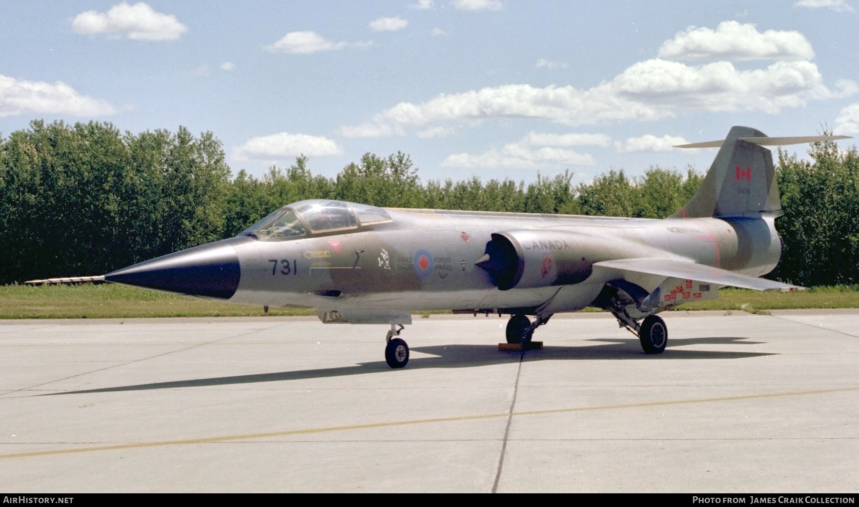 Aircraft Photo of 104731 | Canadair CF-104 Starfighter | Canada - Air Force | AirHistory.net #763356