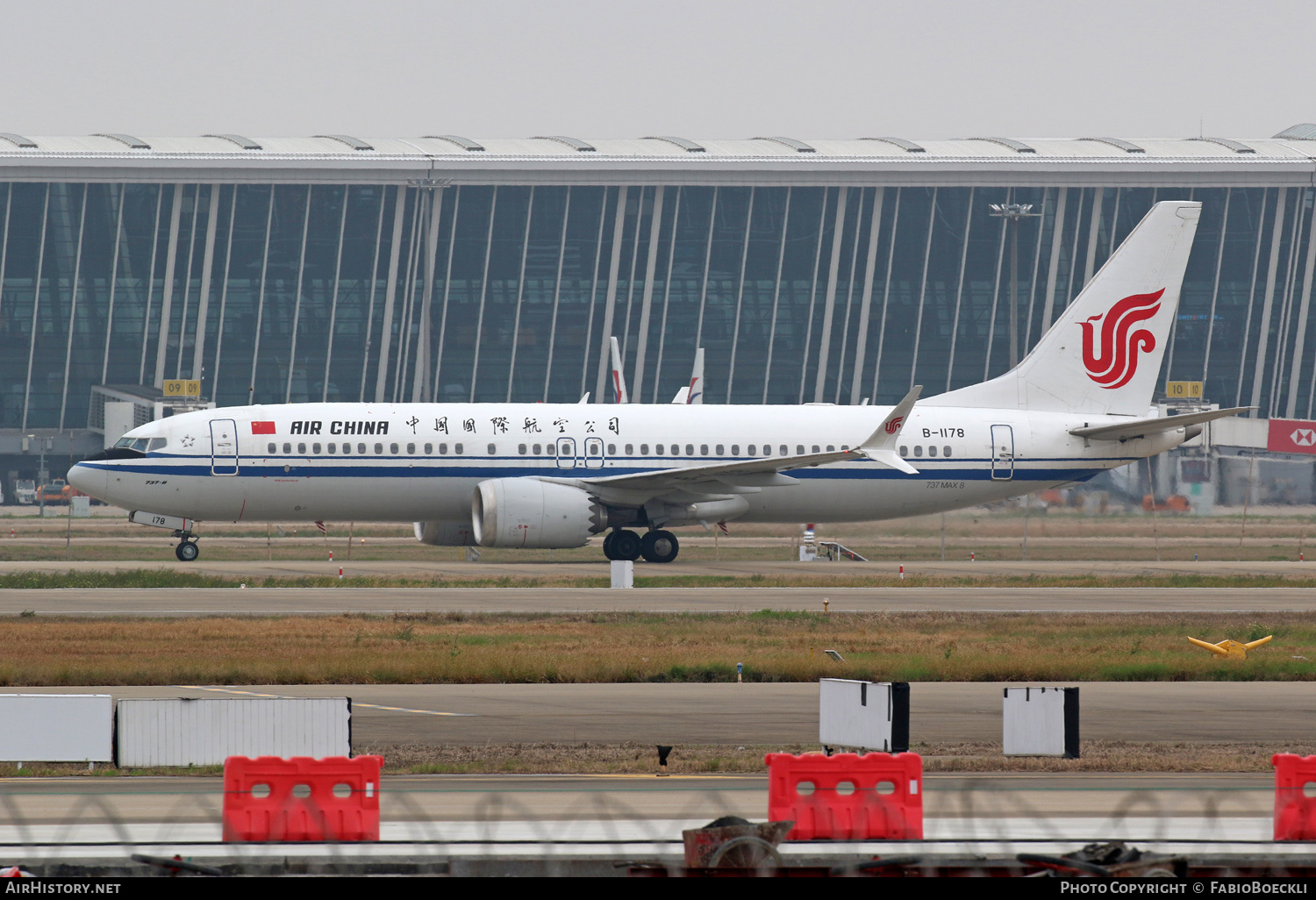 Aircraft Photo of B-1178 | Boeing 737-8 Max 8 | Air China | AirHistory.net #763359