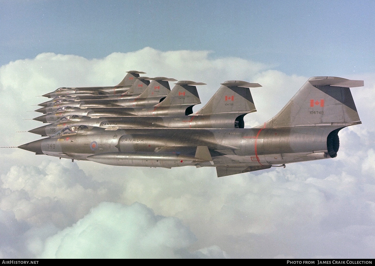 Aircraft Photo of 104749 | Canadair CF-104 Starfighter | Canada - Air Force | AirHistory.net #763409