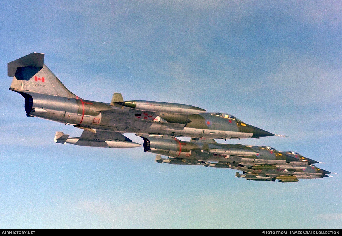 Aircraft Photo of 104749 | Canadair CF-104 Starfighter | Canada - Air Force | AirHistory.net #763417