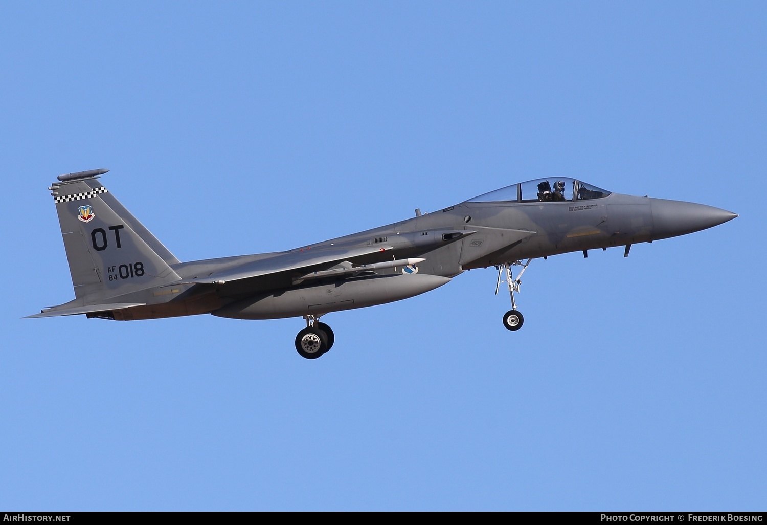 Aircraft Photo of 84-0018 / AF84-018 | McDonnell Douglas F-15C Eagle | USA - Air Force | AirHistory.net #763422