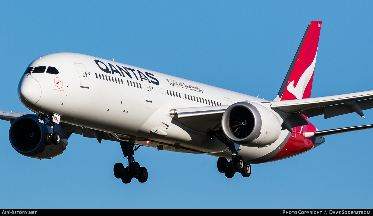 Aircraft Photo of VH-ZNB | Boeing 787-9 Dreamliner | Qantas | AirHistory.net #763445