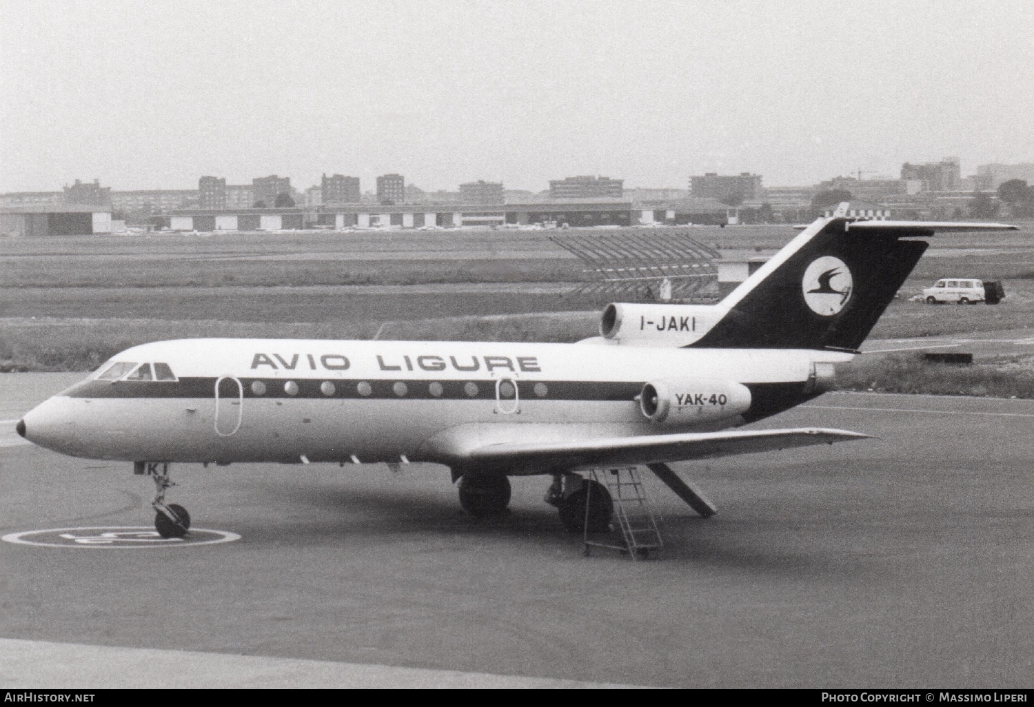 Aircraft Photo of I-JAKI | Yakovlev Yak-40EC | Avio Ligure | AirHistory.net #763447