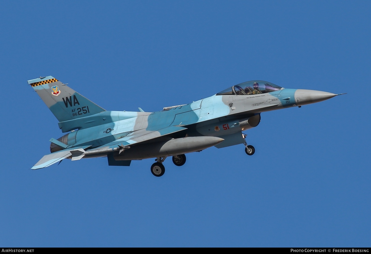 Aircraft Photo of 86-0251 / AF86-251 | General Dynamics F-16C Fighting Falcon | USA - Air Force | AirHistory.net #763501