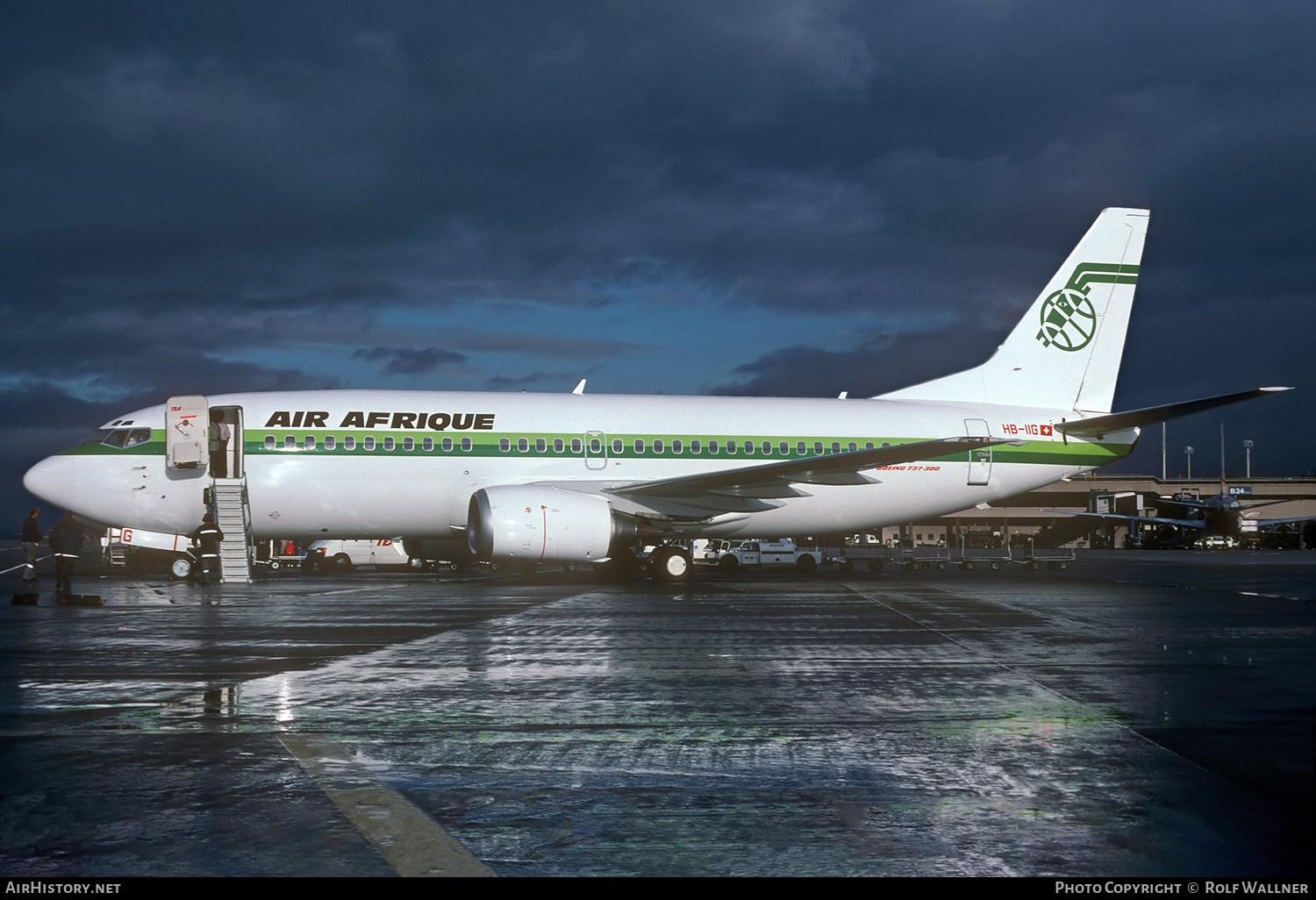Aircraft Photo of HB-IIG | Boeing 737-3Q8 | Air Afrique | AirHistory.net #763512