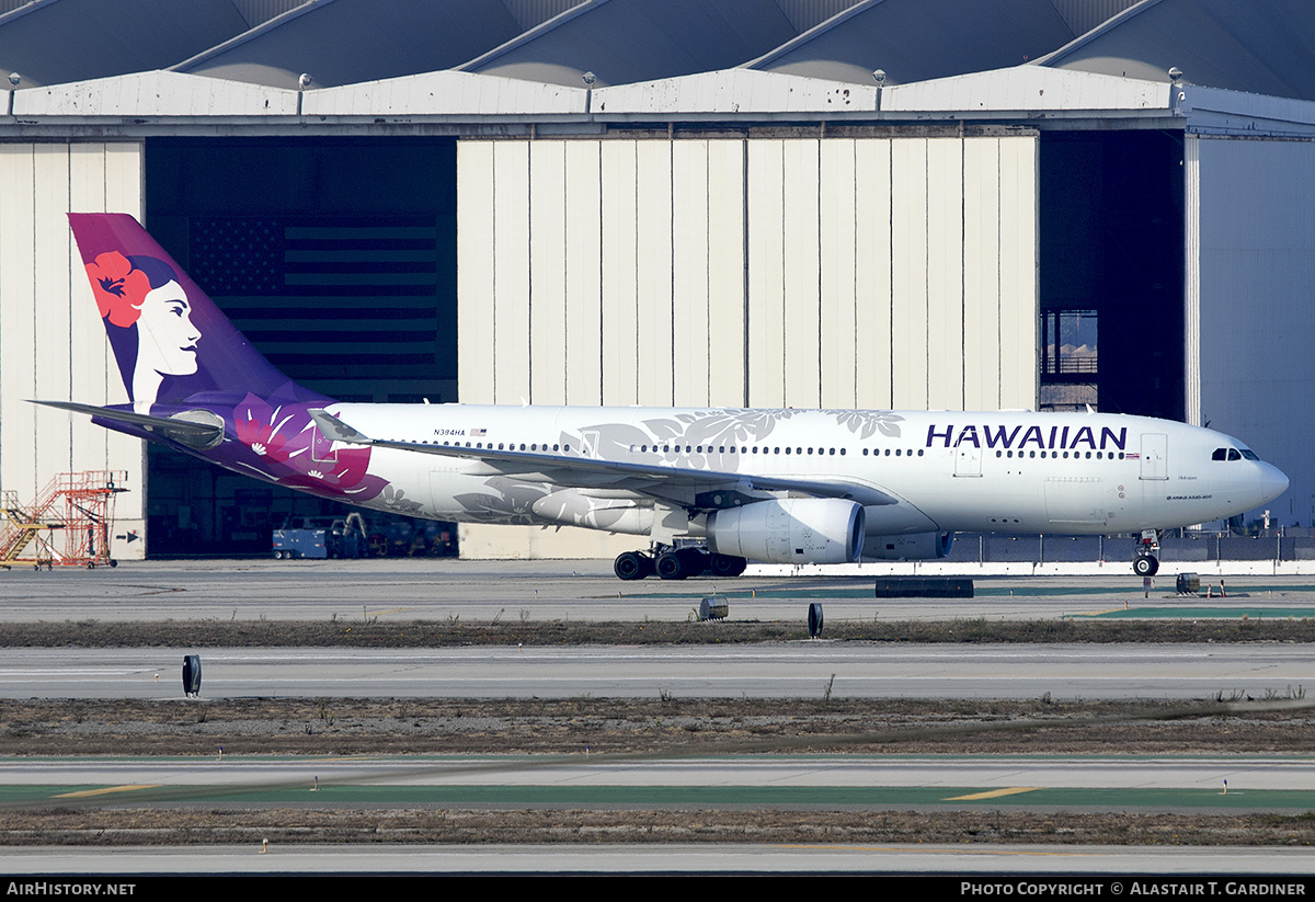 Aircraft Photo of N384HA | Airbus A330-243 | Hawaiian Airlines | AirHistory.net #763513