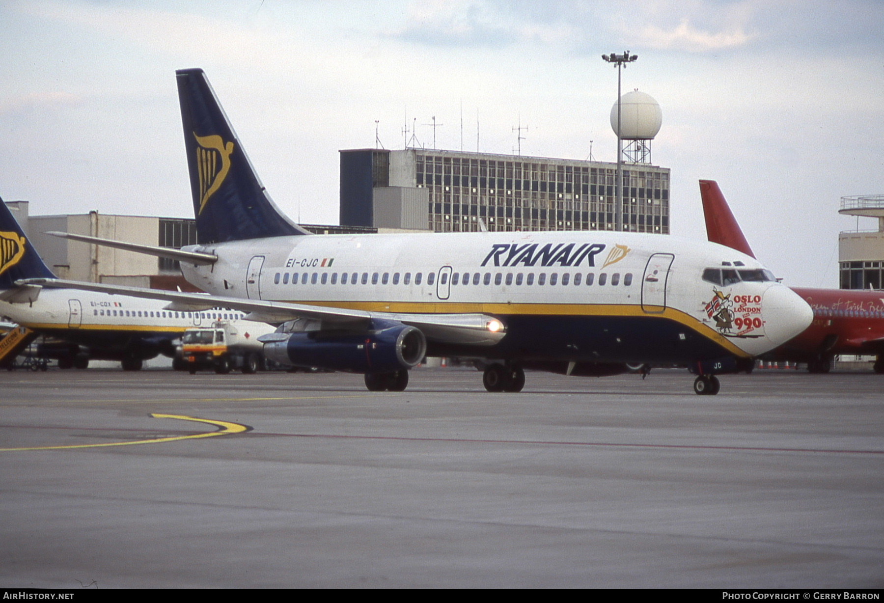 Aircraft Photo of EI-CJC | Boeing 737-204/Adv | Ryanair | AirHistory.net #763525