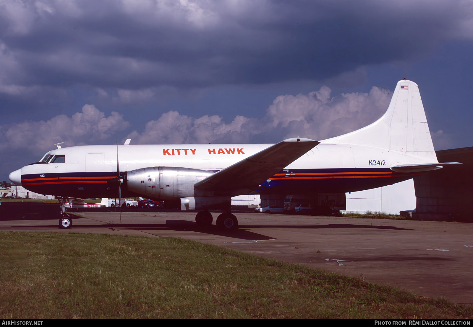 Aircraft Photo of N3412 | Convair 640 | Kitty Hawk AirCargo - KHA | AirHistory.net #763559