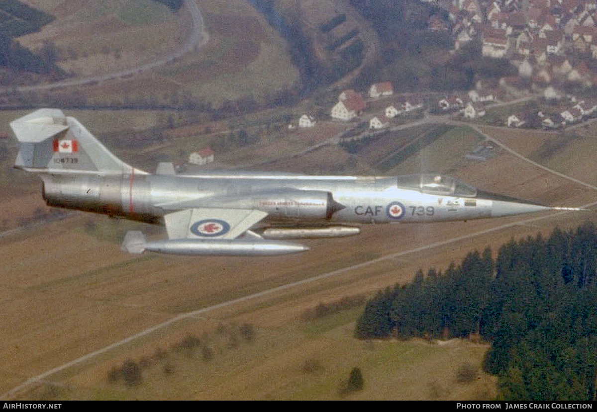 Aircraft Photo of 104739 | Canadair CF-104 Starfighter | Canada - Air Force | AirHistory.net #763569