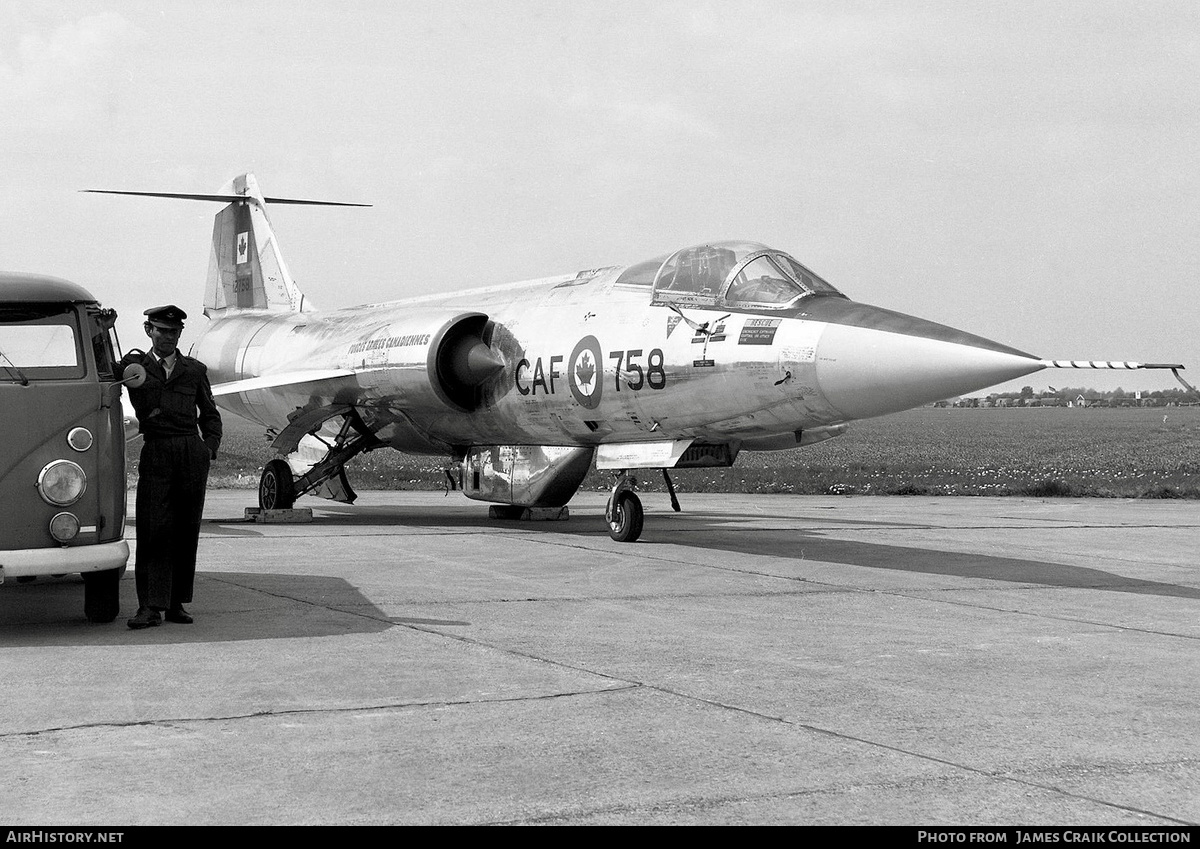 Aircraft Photo of 104758 | Canadair CF-104 Starfighter | Canada - Air Force | AirHistory.net #763574