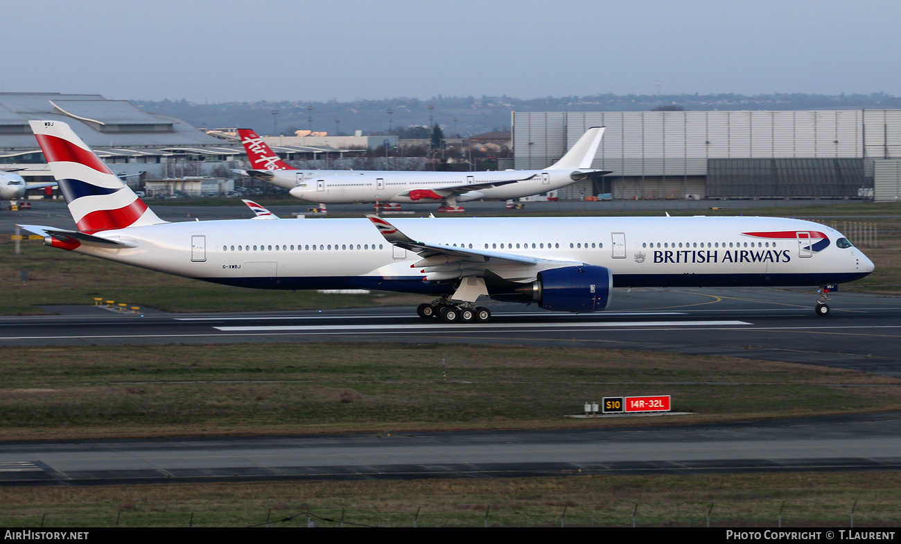 Aircraft Photo of G-XWBJ | Airbus A350-1041 | British Airways | AirHistory.net #763581